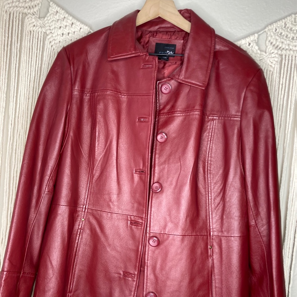 Oversize Genuine leather Coat!